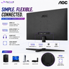 AOC Q27B36X 27" IPS QHD Gaming Monitor 144Hz 0.5ms Adaptive Sync HDR10 | HDMI 2.0 | DP 1.4 | Flicker-Free Low Blue VESA