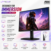 AOC Q27G40ZDF 27" QD-OLED Gaming Monitor QHD 240Hz 0.03ms | HDR | Adaptive Sync | HDMI 2.0 | DP 1.4 | VESA