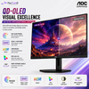 AOC Q27G40ZDF 27" QD-OLED Gaming Monitor QHD 240Hz 0.03ms | HDR | Adaptive Sync | HDMI 2.0 | DP 1.4 | VESA