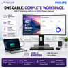 Philips 40B1U5600 40" UltraWide WQHD IPS Business Monitor – 120Hz, DisplayHDR 400, USB-C 100W, KVM & Speakers