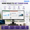 Philips 40B1U5600 40" UltraWide WQHD IPS Business Monitor – 120Hz, DisplayHDR 400, USB-C 100W, KVM & Speakers