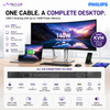 Philips 34B2U5900C 34" Curved 5K2K UltraWide Monitor – 5120×2160 120Hz / 240Hz Dual Mode, USB-C 140W, HDMI 2.1, 2.5GbE, SmartKVM, HDR 400