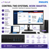 Philips 34B2U3600C 34" Curved WQHD USB-C Business Monitor – 120Hz, 90W PD, RJ45, SmartKVM, USB Hub & 2×5W Speakers