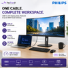 Philips 34B2U3600C 34" Curved WQHD USB-C Business Monitor – 120Hz, 90W PD, RJ45, SmartKVM, USB Hub & 2×5W Speakers