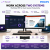 Philips 499P9H1 49" 32:9 SuperWide Curved Monitor – 5120×1440 Dual QHD, USB-C 90W, HDR400, RJ45, Webcam, USB Hub & Speakers