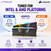 CORSAIR VENGEANCE RGB 32GB (2×16GB) DDR5 6000MT/s CL38 Memory Kit – Grey, AMD EXPO & Intel XMP | CMH32GX5M2D6000Z38