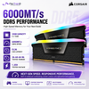 CORSAIR VENGEANCE RGB 32GB (2×16GB) DDR5 6000MT/s CL36 Memory Kit – Black, Intel XMP | CMH32GX5M2E6000C36