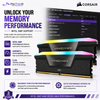 CORSAIR VENGEANCE RGB 32GB (2×16GB) DDR5 6000MT/s CL36 Memory Kit – Black, Intel XMP | CMH32GX5M2E6000C36