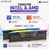 CORSAIR VENGEANCE RGB RS 64GB (2×32GB) DDR5 6000MT/s CL40 Memory Kit – Grey, AMD EXPO & Intel XMP | CMG64GX5M2D6000Z40