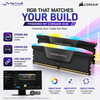 CORSAIR VENGEANCE RGB RS 64GB (2×32GB) DDR5 6000MT/s CL40 Memory Kit – Grey, AMD EXPO & Intel XMP | CMG64GX5M2D6000Z40