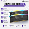 CORSAIR VENGEANCE RGB RS 64GB (2×32GB) DDR5 6000MT/s CL40 Memory Kit – Grey, AMD EXPO & Intel XMP | CMG64GX5M2D6000Z40
