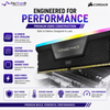 CORSAIR VENGEANCE RGB 48GB (2×24GB) DDR5 6000MT/s CL36 Memory Kit – Black, Intel XMP | CMH48GX5M2E6000C36