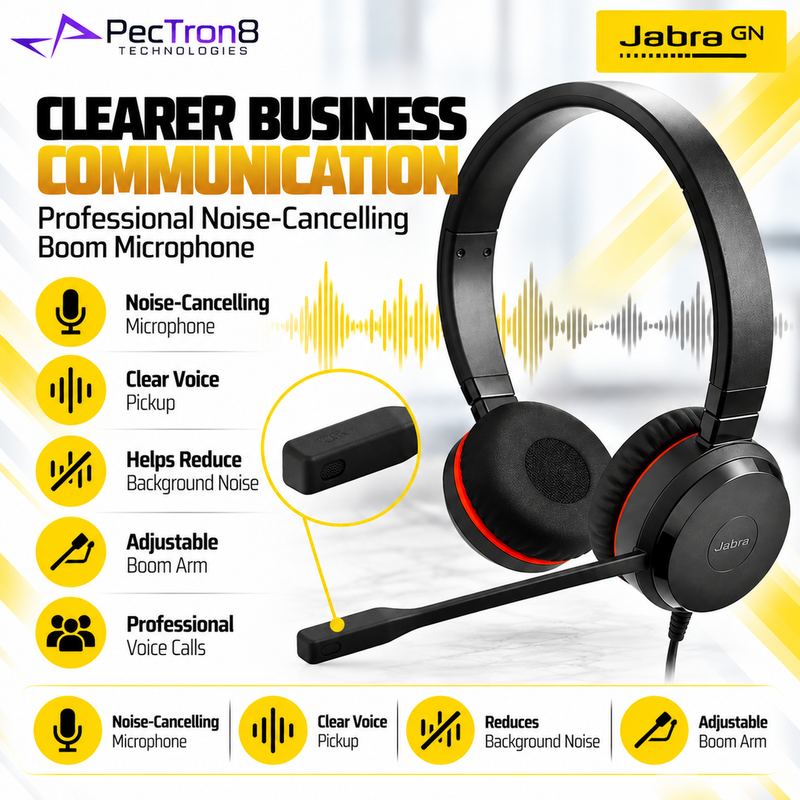 Jabra Evolve 20 SE MS Stereo USB-C Wired Headset | Noise-Cancelling Mic