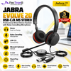 Jabra Evolve 20 USB-C/A MS Stereo Wired Headset | Noise-Cancelling Mic