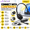 Jabra Evolve2 30 SE USB-C/A UC Mono Headset | Dual-Mic & Busylight