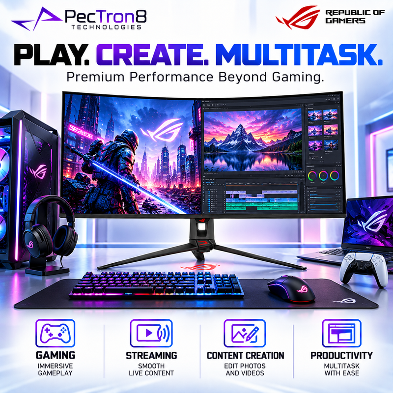 ASUS ROG Swift OLED PG32UCDP 31.5" 4K Dual-Mode Gaming Monitor – 240Hz / 480Hz, WOLED, HDR10, USB-C 90W