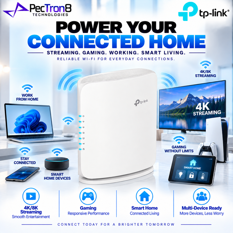 TP-Link Archer BE450 BE7200 Dual-Band Wi-Fi 7 Router – 2.5GbE WAN, EasyMesh, USB 3.0, HomeShield