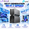 TP-Link Archer BE800 BE19000 Tri-Band Wi-Fi 7 Router – Dual 10GbE, 4×2.5GbE, LED Display, EasyMesh