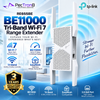 TP-Link RE655BE BE11000 Tri-Band Wi-Fi 7 Range Extender – EasyMesh, 2.5GbE Port, WPA3, Access Point Mode
