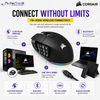 CORSAIR SCIMITAR ELITE WIRELESS SE Gaming Mouse | 33K DPI | 16 Programmable Buttons | Tri-Mode Wireless