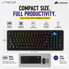 CORSAIR VANGUARD 96 Mechanical Gaming Keyboard | MLX Fusion Tactile Switches | 96% RGB | 8000Hz Wired