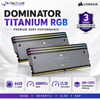 CORSAIR DOMINATOR TITANIUM RGB 32GB (2×16GB) DDR5 6000MT/s CL30 1.40V Memory – Grey, Intel XMP & AMD EXPO | CMP32GX5M2B6000Z30
