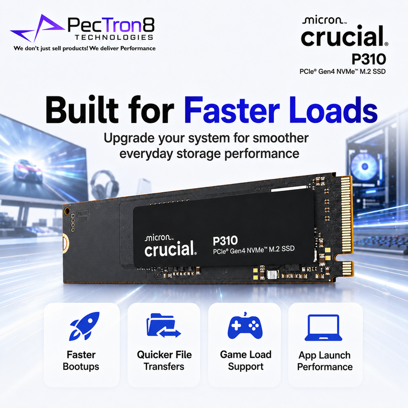 Crucial P310 2TB PCIe Gen4 NVMe M.2 2230 SSD for Compatible Handhelds, Laptops & Mini PCs