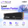 Crucial T710 1TB/2TB PCIe 5.0 N VMe M.2 2280 SSD Internal Solid State Drive