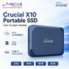 Crucial X10 Portable SSD 2TB 4TB 6TB 8TB USB-C External Solid State Drive Up to 2100MB/s