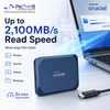 Crucial X10 Portable SSD 2TB 4TB 6TB 8TB USB-C External Solid State Drive Up to 2100MB/s