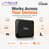 Crucial X9 4TB Portable SSD USB-C External Solid State Drive Up to 1050MB/s Read for Laptop PC Mac Android