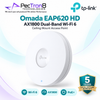 TP-Link Omada EAP620 HD AX1800 Ceiling Mount Dual-Band Wi-Fi 6 Access Point | PoE+ | Omada SDN | WPA3 Enterprise