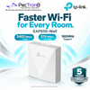 TP-Link Omada EAP650-Wall AX3000 Wall-Plate Dual-Band Wi-Fi 6 Access Point – PoE+, 3 Gigabit Ports, Omada SDN