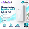 TP-Link Omada EAP655-Wall AX3000 Wall-Plate Dual-Band Wi-Fi 6 Access Point – 2.5GbE PoE, Omada SDN, PoE Pass-Through