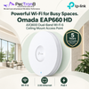 TP-Link Omada EAP660 HD AX3600 Ceiling Mount Dual-Band Wi-Fi 6 Access Point – 2.5GbE PoE+, Omada SDN, Enterprise Wireless