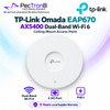 TP-Link Omada EAP670 AX5400 Wi-Fi 6 Ceiling Mount Access Point – 2.5GbE, PoE+, Omada SDN, WPA3 Enterprise