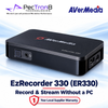 AVerMedia EzRecorder 330 ER330 Standalone Video Recorder – 1080p60 Recording, 4K60 Pass-Through, H.265, PC-Free Streaming