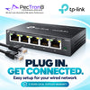 TP-Link Omada ES205G 5-Port Gigabit Easy Managed Switch – Omada SDN, VLAN, QoS, Fanless Metal Switch
