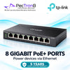 TP-Link Omada ES208GP 8-Port Gigabit Easy Managed PoE+ Switch – 123 W PoE Budget, Omada SDN, Cloud Management