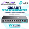 TP-Link Omada ES210GMP 10-Port Gigabit Easy Managed PoE+ Switch – 8 PoE+ Ports, 123 W Budget, Omada SDN Cloud Management