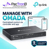 TP-Link Omada ES210GMP 10-Port Gigabit Easy Managed PoE+ Switch – 8 PoE+ Ports, 123 W Budget, Omada SDN Cloud Management