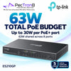 TP-Link Omada ES210GP 10-Port Gigabit Easy Managed Switch with 8-Port PoE+, 123W PoE Budget, Omada SDN Cloud Management