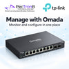 TP-Link Omada ES210X-M2 Easy Managed Switch – 8-Port 2.5GBASE-T with 2 × 10G SFP+, Omada SDN Cloud Management
