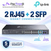 TP-Link Omada ES220GMP 20-Port Gigabit Easy Managed PoE+ Switch – 16 PoE+ Ports, 250W PoE Budget, 2 Gigabit Uplink, 2 SFP, Omada SDN