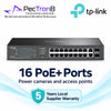 TP-Link Omada ES220GP 20-Port Gigabit Easy Managed Switch – 16-Port PoE+, 150W PoE Budget, 2 Gigabit RJ45, 2 SFP, Omada SDN