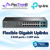 TP-Link Omada ES220GP 20-Port Gigabit Easy Managed Switch – 16-Port PoE+, 150W PoE Budget, 2 Gigabit RJ45, 2 SFP, Omada SDN
