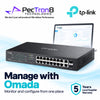 TP-Link Omada ES220GP 20-Port Gigabit Easy Managed Switch – 16-Port PoE+, 150W PoE Budget, 2 Gigabit RJ45, 2 SFP, Omada SDN