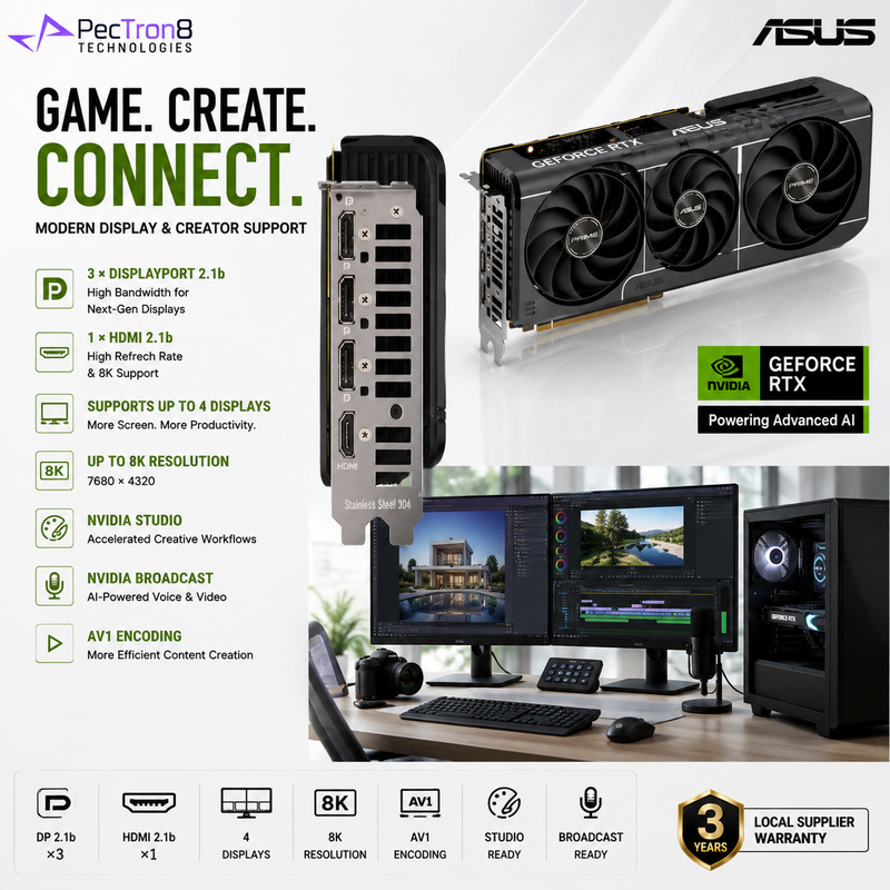 ASUS PRIME GeForce RTX 5060 Ti 8GB GDDR7 OC Edition Graphics Card | NVIDIA Blackwell | DLSS 4 | PCIe 5.0
