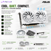 ASUS Dual GeForce RTX™ 5060 White OC Edition 8GB GDDR7 Graphics Card | NVIDIA Blackwell | DLSS 4 | PCIe 5.0