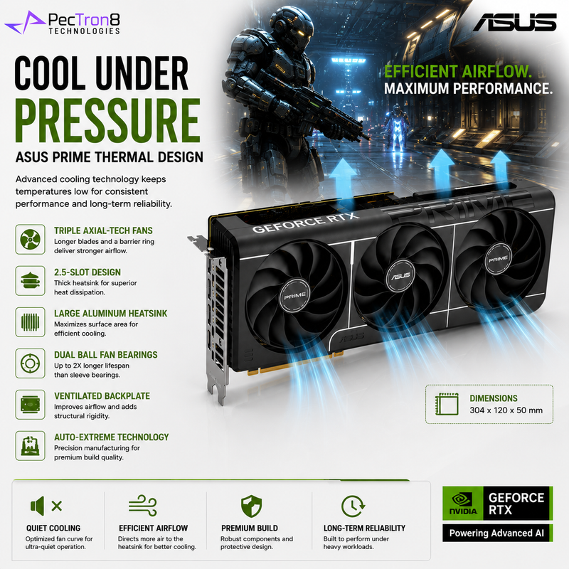 ASUS PRIME GeForce RTX 5060 Ti 8GB GDDR7 Graphics Card | NVIDIA Blackwell | DLSS 4 | PCIe 5.0